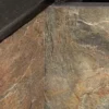 Massivholz Sideboard MOUNTAIN SOUL 175cm grau grün Naturstein Akazie schwarz