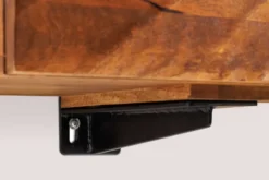 Massivholz TV-Bank SCORPION 160cm braun Mango Lowboard Hängeschrank
