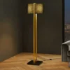 Minimalistische Stehlampe COLLEEN 160cm gold schwarz Stoffschirm mit Metallfuß