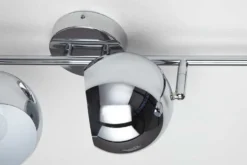 Moderne Deckenleuchte BUBBLE 105cm silber Chrom Pendelleuchte