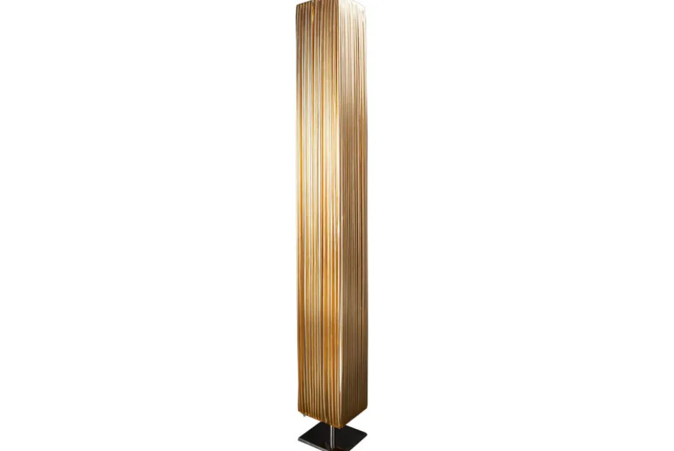 Moderne Designer Stehlampe PARIS 120cm gold Stehleuchte