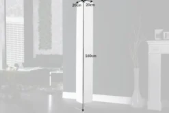 Moderne Design Stehlampe PARIS 160cm weiß Plissee Schirm Stehleuchte