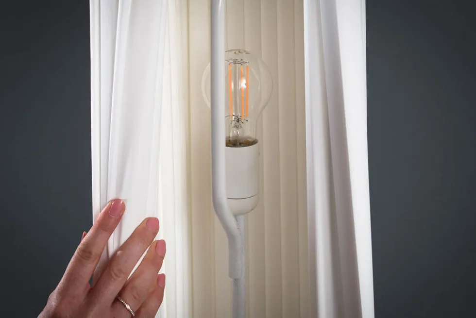 Moderne Design Stehlampe PARIS X 160cm weiß Stehleuchte