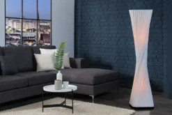 Moderne Design Stehlampe PARIS X 120cm weiß Stehleuchte