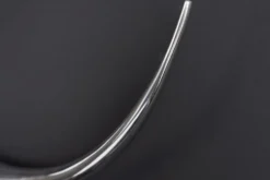 Moderne Design Wanddekoration BULL XL 120cm silber Aluminium Stierkopf