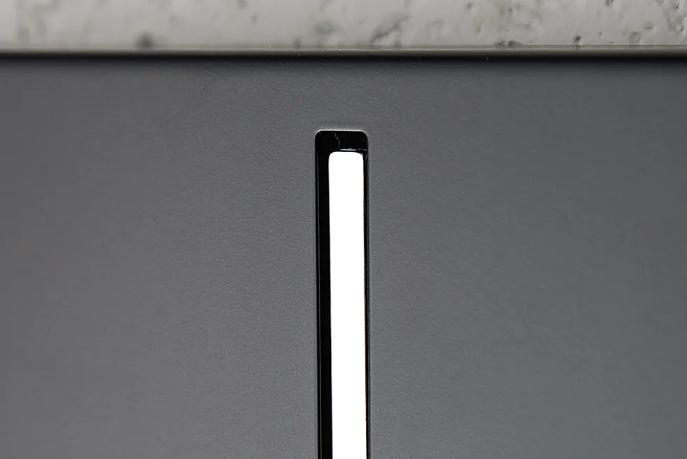 Moderne Design Wandgarderobe ARROW 30cm schwarz mit 3 Haken