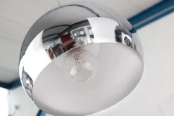 Moderne 3er Hängeleuchte CHROMAGON Chrom Kugelleuchte