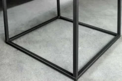 Moderner Beistelltisch ARCHITECTURE 45cm graphit Metallgestell