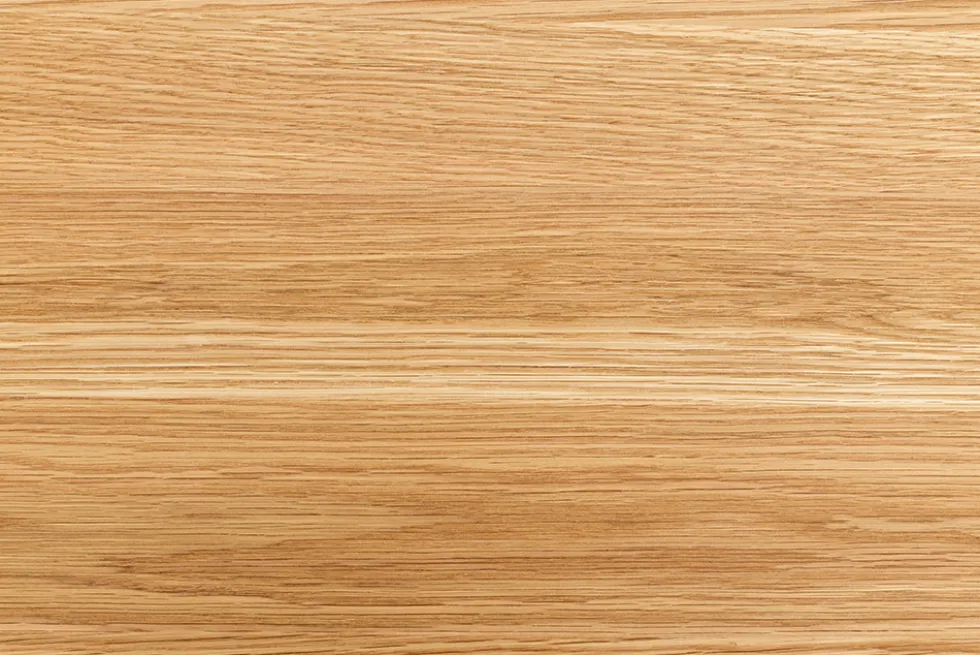 Moderner Couchtisch ATELIER 120cm natur Eiche schwarz mit zwei Schubladen