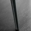 Moderner Design Stuhl TRES CHIC grün Cord schwarze Metallbeine Esszimmer