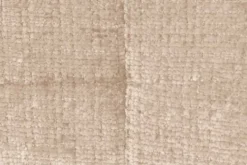 Moderner Design Stuhl TRES CHIC champagner greige Chenille Cremona schwarze Metallbeine