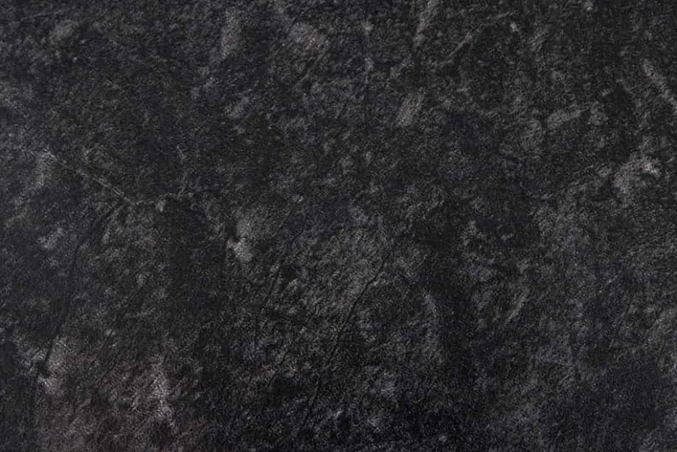 Moderner Esstisch MILANO 120cm anthrazit Keramik schwarze Metallbeine