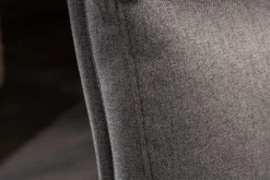 Moderner Freischwinger Stuhl COMFORT grau mit Komfortgriff