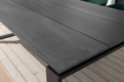 Moderner Gartentisch FLOATING 210cm anthrazit Aluminium In- und Outdoor Esstisch