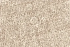 Moderner Hocker SCANDINAVIA champagner Chenille Cremona Metallbeine Fußhocker