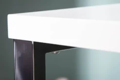 Moderner Schreibtisch WHITE DESK 160cm weiß Hochglanz Bürotisch