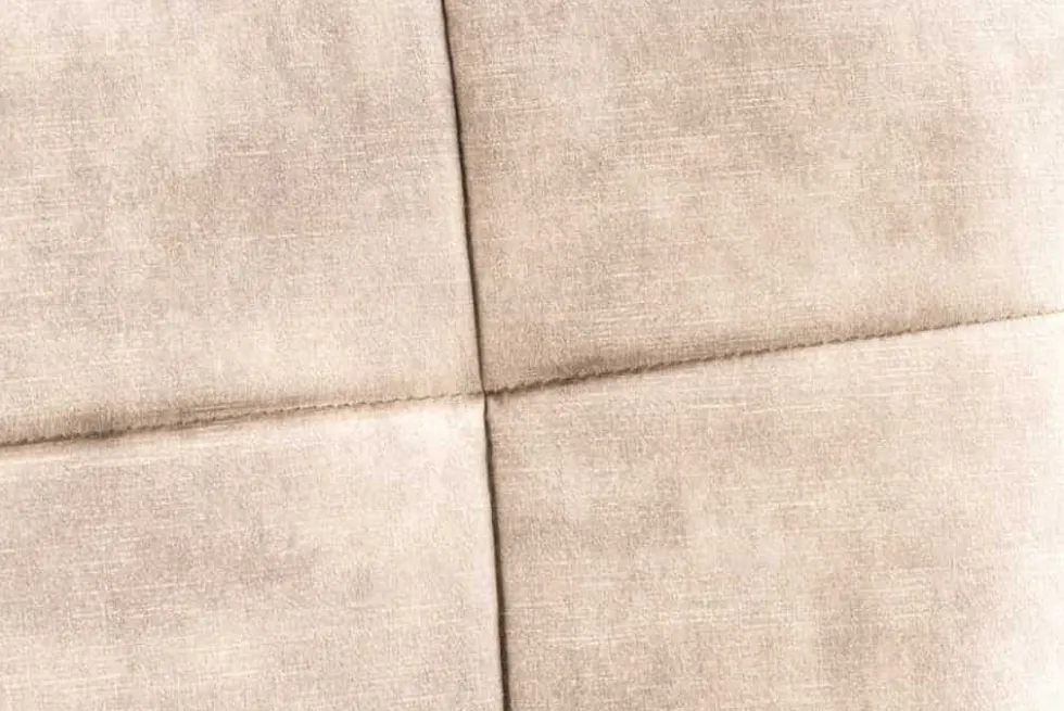 Moderner Sessel SCANDINAVIA champagner beige Samt schwarze Metallbeine mit Armlehne