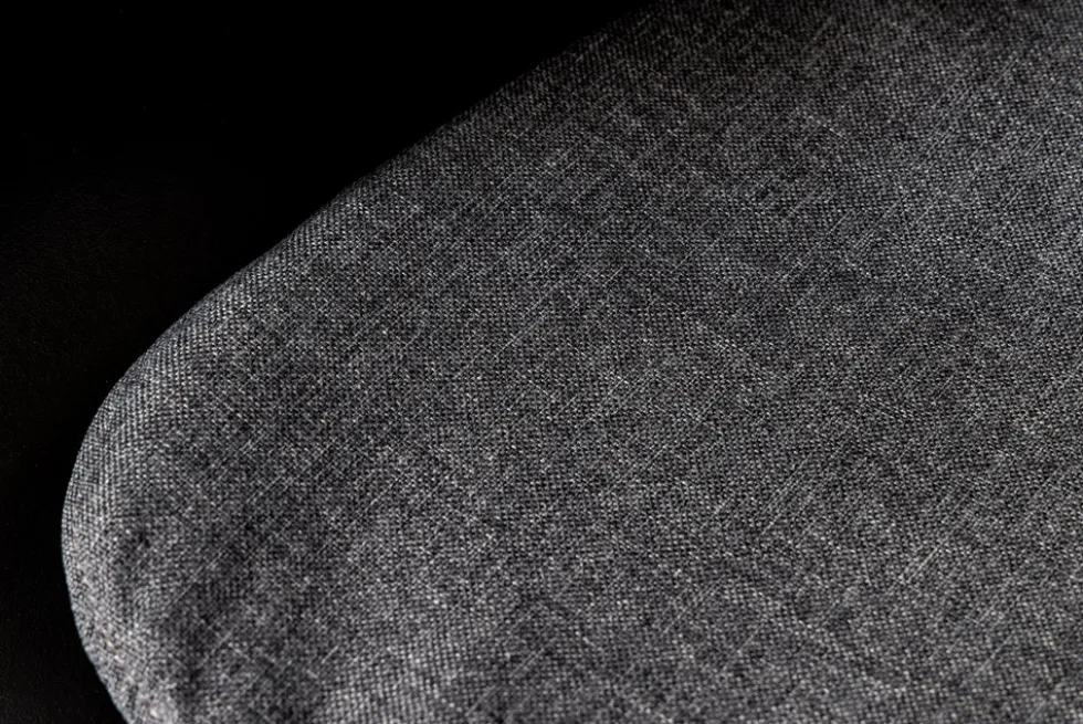 Moderner Stuhl DESIGNO schwarz Kunststoff Gartenstuhl mit Armlehnen Indoor Outdoor