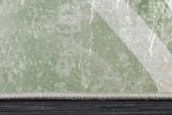Moderner Teppich JUNGLE 230x160cm grün beige Flachgewebe Indoor-Teppich