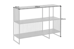 Modernes Bücherregal ARCHITECTURE 120cm graphit