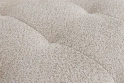 Modernes Big Sofa ROYAL 295cm champagner beige Bouclé Federkern XXL-Couch