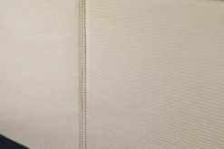 Modernes Boxbett ROCCO 180x200cm beige Cord mit Stauraum und Lattenrost