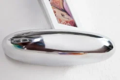 Modernes Design Wandregal TEAR 40cm silber Aluminium