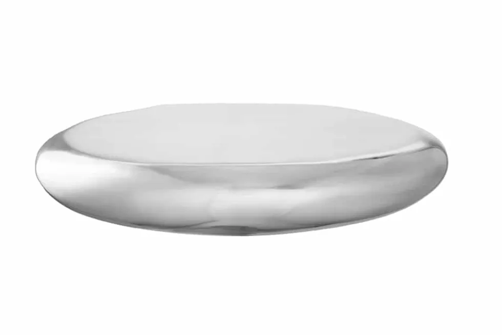 Modernes Design Wandregal TEAR 40cm silber Aluminium