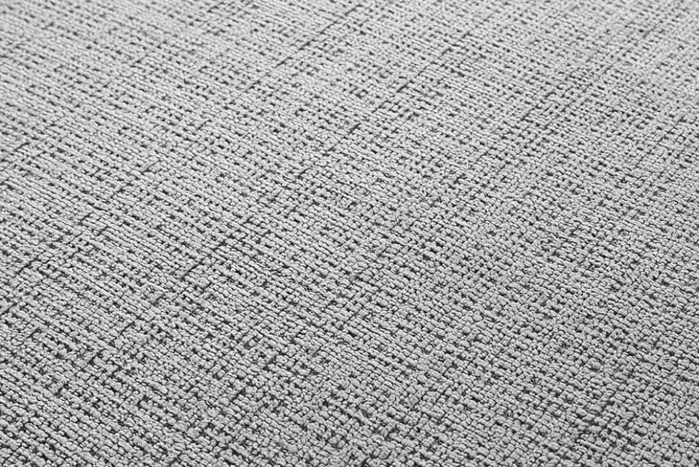 Modernes Ecksofa SIGNATUR 260cm grau Chenille Cremona beidseitig stellbar inkl. Kissen