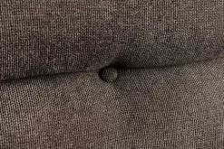 Moderne Sitzbank BIG GEORGE 160cm taupe Flachgewebe Taschenfederkern schwarz