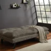 Modernes Schlafsofa COCOONING 190cm greige Cord 3-Sitzer Couch