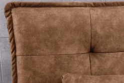 Modernes Schlafsofa JAZZ 190cm antik braun Microfaser 3-Sitzer Couch