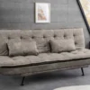 Modernes Schlafsofa JAZZ 190cm antik taupe Microfaser 3-Sitzer Couch