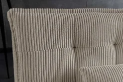 Modernes Schlafsofa JAZZ 190cm greige Cord 3-Sitzer Couch