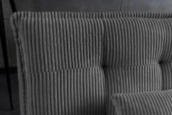 Modernes Schlafsofa JAZZ 190cm grau Cord 3-Sitzer Couch