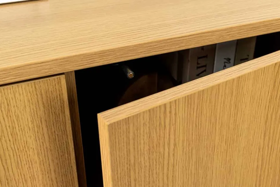 Modernes Sideboard VALHALLA WOOD 160cm natur Eichenholz Kommode