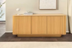 Modernes Sideboard VALHALLA WOOD 160cm natur Eichenholz Kommode