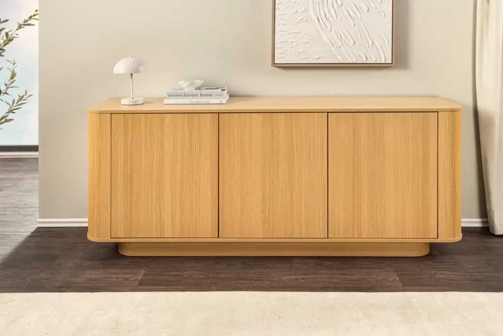 Modernes Sideboard VALHALLA WOOD 160cm natur Eichenholz Kommode