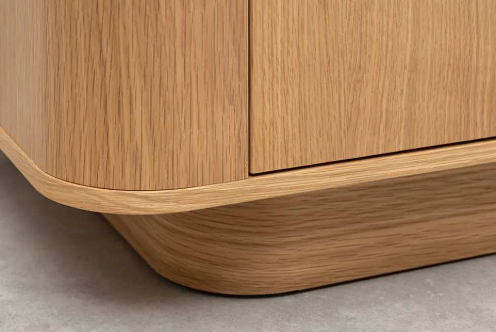 Modernes Sideboard VALHALLA WOOD 180cm natur Eichenholz Kommode