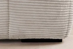 Modernes Sofa ZERO GRAVITY 240cm beige Cord 3-Sitzer Couch