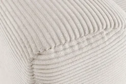 Modernes Sofa ZERO GRAVITY 240cm beige Cord 3-Sitzer Couch