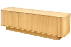 Modernes TV-Board VALHALLA WOOD 160cm natur Eichenholz Lowboard mit Stauraum