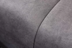 Modernes XXL Ecksofa CLAN 320cm anthrazit Samt Bigsofa inkl. Kissen