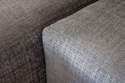 Moderne XXL Wohnlandschaft SIGNATUR 370cm grau Chenille Cremona U-Form Sofa inkl. Kissen