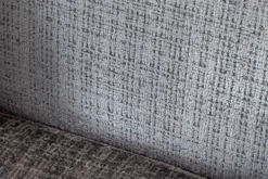 Moderne XXL Wohnlandschaft SIGNATUR 370cm grau Chenille Cremona U-Form Sofa inkl. Kissen