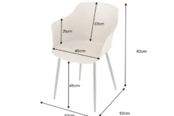 Nachhaltiger Design Stuhl UPCYCLING ME braun 70% Kaffeefaser Indoor Outdoor