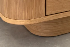 Nordischer Couchtisch VALHALLA WOOD 100cm natur Eichenholz mit Schublade