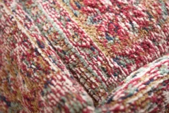 Orientalisches Bodenkissen XL OLD MARRAKESCH 70cm rot florales Muster Sitzpouf