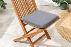 Outdoor Auflage COMFORT LINE 40x40cm anthrazit Sitzkissen für Gartenstuhl
