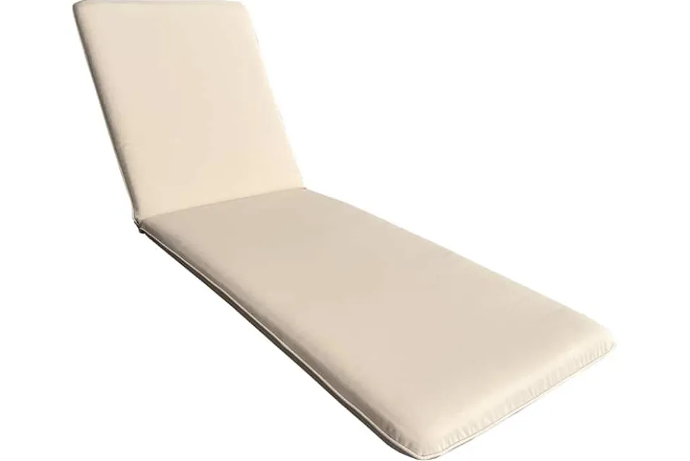 Outdoor Auflage COMFORT LINE 60x192cm beige Polsterkissen für Sonnenliege